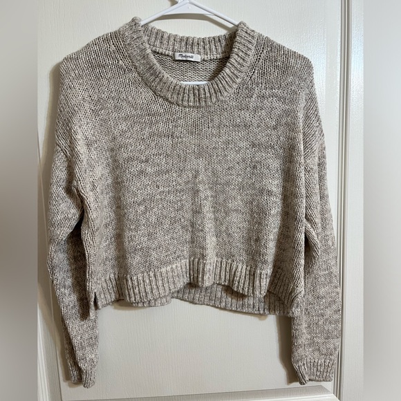 Madewell Sweaters - Madewell slouchy-cropped  boxy knit sweater